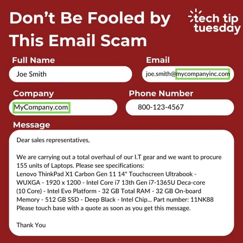 Email Scam Post
